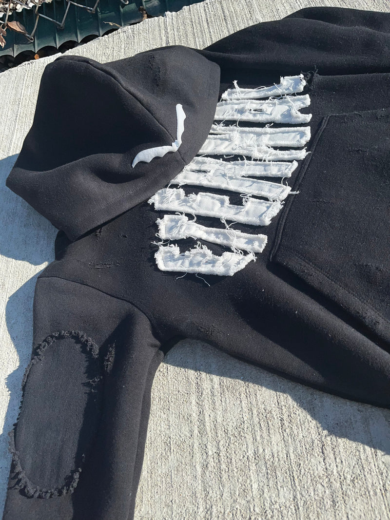 OVERCLOCK DISTRESSED HOODIE